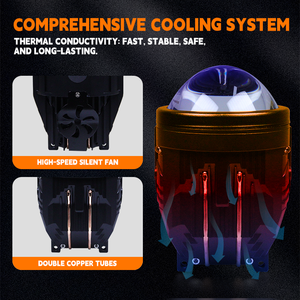 3 인치 더블 레이저 바이 Led 프로젝터 안개등 자동차 범용 안개등 TOYOTA 오토바이 레이저 led 프로젝터 레이저 안개등 - Product Image 5