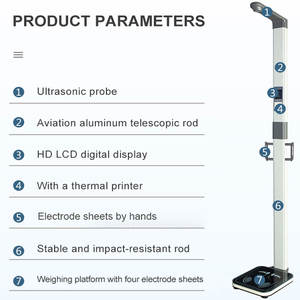 Produits personnalisés balance numérique pour adultes avec dispositif de pesage corporel en pharmacie hauteur pour clinique - Product Image 6