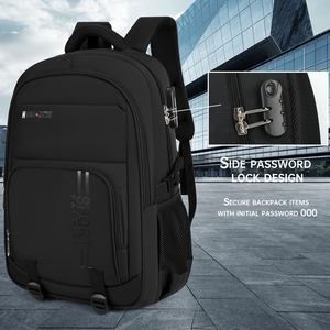 Custom Logo Fashionable Anti-Theft School <b>Backpack</b> Travel <b>Laptop</b> Bag with Big Capacity USB Charge Wholesale for Men - Product Image 2