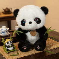 Vente en gros de jouets en peluche panda au design original personnalisé, jouets en peluche doux de haute qualité pour les cadeaux d'enfants
