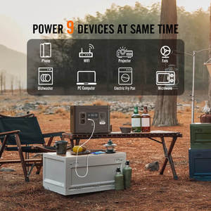 Venta al por Mayor Sistema de Energí<span class=keywords><strong>a</strong></span> de Emergencia de 1000W Banco de Baterías Lifepo4 Estación de Energí<span class=keywords><strong>a</strong></span> Generador Solar de 1200W con Panel Solar - Product Image 2
