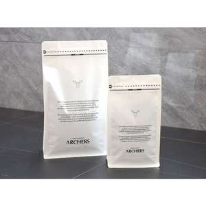 حقيبة قهوة مخصصة صديقة للبيئة قابلة لإعادة الغلق بعلامة تجارية خاصة حقيبة قهوة سطح غير لامع مع صمام بلاستيك كيس قهوة بسحاب - Product Image 4