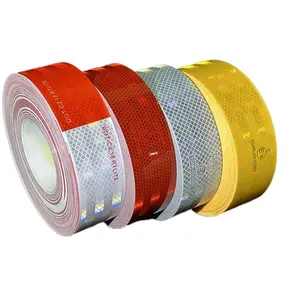 2 Inch Vehicle Truck Adhesive Safety Car Sticker Yellow Red White ECE Retro Dot c2 Reflective Tape