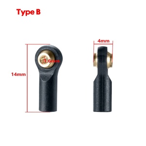 10 Uds. Extremos de cabeza de bola de varilla de enlace de plástico para piezas de coche <span class=keywords><strong>Axial</strong></span> <span class=keywords><strong>SCX24</strong></span> 1/24 RC - Product Image 6