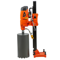 CAYKEN Perceuse à noyau diamanté immergée dans l'huile de 250 mm avec moteur puissant pour béton, option support et vitesse variable