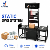 Machine de pesage et de dimensionnement automatique statique DWS 3 en 1 avec trieuse intégrée pour la logistique