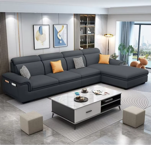 Conjunto de Sofá y Silla Guifei de Tela, Moderno y Sencillo, para Sala de Estar en Apartamentos u Hoteles, Tamaño Grande, Popular en Internet - Product Image 2