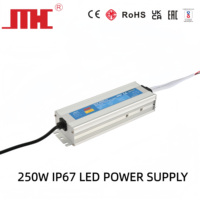 Alimentation à découpage AC-DC à sortie unique 12V JMHC 60W-400W, haute efficacité 89% pour éclairage LED