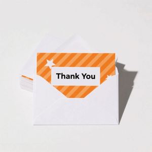 การ์ดธุรกิจกระดาษแข็งพิมพ์ลายโลโก้ฟอยล์ทองคุณภาพสูงแบบกำหนดเอง พร้อมการ์ดขอบคุณขนาดเล็ก ออกแบบเองได้ - Product Image 4