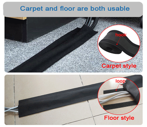 Geen Gereedschap Of Boren Nodig Onzichtbare Haak-En Lusknoerafdekking Plakt En Gaat Draden Naadloos Langs Muren Verbergen - Product Image 3