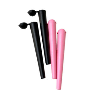 16.5mm * 120mm Logo personnalisé Tube accessoire garde le foin frais Tube de sécurité conique en plastique résistant aux enfants avec capuchon rabattable - Product Image 5