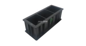 Moule de cube de test de béton à trois bandes en plastique ABS épais de haute qualité 100mm - Product Image 6