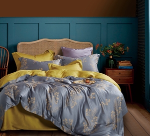 100% Lyocell tencel <strong>Comforter</strong> <strong>Set</strong> Printed Flower Bedding <strong>Set</strong> Environmental Home Use Bedsheet <strong>Set</strong> - Product Image 5