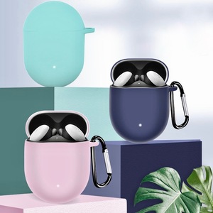 Étui d'écouteurs en Silicone intégré de haute qualité pour Google Pixel <span class=keywords><strong>Buds</strong></span> 2, étui en Silicone avec crochet - Product Image 1