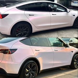 Màu hồng đỏ mờ bóng chống trầy xước màu TPU thay đổi màu sơn xe bảo vệ xe vinyl bọc màu TPU PPP phim - Product Image 2