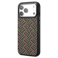 Coque de protection magnétique en cuir PU tendance pour iPhone 17 Pro Max avec chargement sans fil, idéale pour usage professionnel