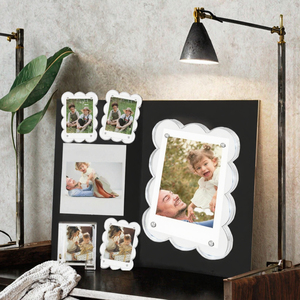Acrílico 3x4 para Imanes, Marco Magnético Resistente para <span class=keywords><strong>Fotos</strong></span>, Marco Transparente Festoneado Minimalista para <span class=keywords><strong>Fotos</strong></span> Instax - Product Image 3