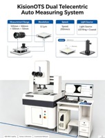 Máquina de Medición CNC con Lente Telecéntrica Doble, Protección IP65, 2% de Precisión, 1 Año de Garantía para Pruebas de Laboratorio