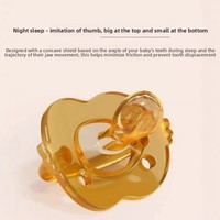 Sucette en silicone pour bébé, super douce, pour le sevrage et le sommeil, produit en silicone