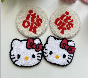 WholesaleSY Factory PunchNeedle coaster Product PunchNeedle Kit pour débutants adultes enfants, kits d'aiguilles de poinçon, poinçon d'aiguille facile - Product Image 6