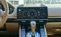 Lecteur multimédia de voiture 12,3 pouces, navigation GPS de voiture, compteur kilométrique de voiture, Carplay Android 14 pour Porsche Cayenne 2010-2017