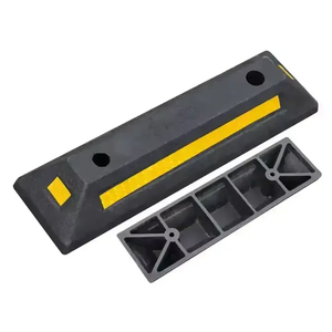 Bloqueur <span class=keywords><strong>de</strong></span> stationnement en caoutchouc et plastique pour garage, butée <span class=keywords><strong>de</strong></span> roue <span class=keywords><strong>de</strong></span> voiture – Offre Spéciale - Product Image 2