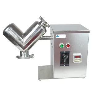 Food grade coffee herb 100 kg stainless steel blender v type powder mixing machine dry powder mixer