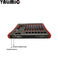 Console de mixage professionnelle à très faible bruit 6-16 canaux Effet de réverbération Carte son USB Mp3 Scène KTV Célébration de mariage