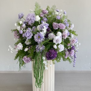 Luxe groene roos real touch hortensia bloemenbal kunstbloem bruiloft tafeldecoratie met amarant bladeren voor bruiloften - Product Image 3