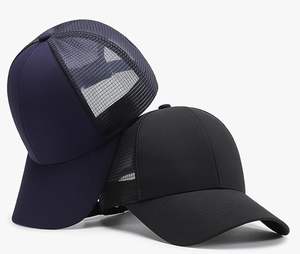 Casquette de baseball personnalisée avec logo, dos en mesh, séchage rapide, imperméable, protection solaire, style sportif, broderie 3D, ajustable, tendance - Product Image 4