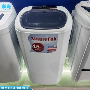 Lavadora semiautomática portátil de carga superior de 10 kg, de un solo tambor, para el hogar, la más vendida de fábrica OEM. - Product Image 1