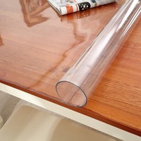 Film PVC de qualité alimentaire, nappe transparente, protection contre les taches d'huile, anti-moisissure, ignifuge