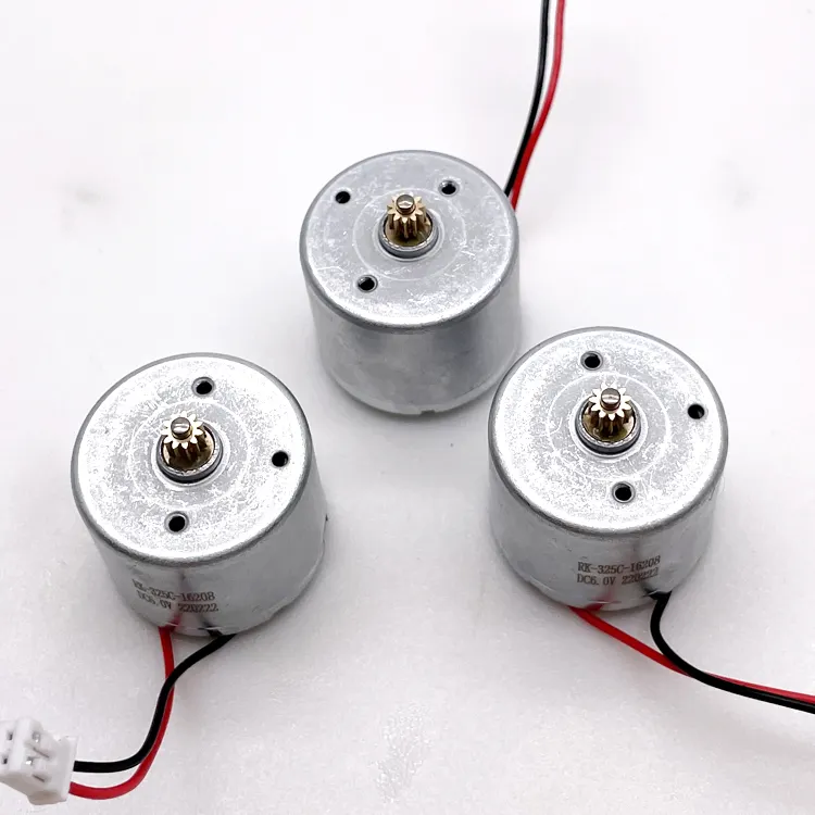 DC 6V 4000 RPM Motor Listrik Mini, untuk Generator Turbin Angin Mainan DIY