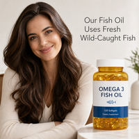 Gélules d'huile de poisson Oméga 3 en marque blanche OEM ODM 1000mg EPA DHA pour la santé cardiaque, cérébrale et oculaire, complément alimentaire en vrac, vente en gros, Halal