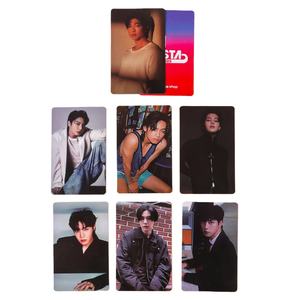 Set de 7 Fototarjetas KPOP de <span class=keywords><strong>Jungkook</strong></span>, Taehyung, <span class=keywords><strong>J</strong></span>-<span class=keywords><strong>Hope</strong></span>, Jimin, Suga y <span class=keywords><strong>Jin</strong></span>, Versión WVS, Tarjetas de Selfie, Postales, Regalo para Fans, Colección 2025 FESTA - Product Image 3