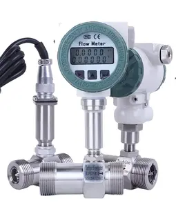 Flussometro a turbina liquida rubinetto acqua pura benzina diesel metanolo conduttura display digitale elettronico sensore misuratore di portata