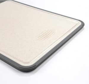 Planches à découper en paille de blé non toxique et en acier inoxydable 304 double face pour la cuisine - Product Image 2