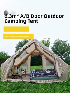 Tente de camping gonflable de luxe <span class=keywords><strong>Tuki</strong></span> de 6,3 mètres carrés, Oxford, imperméable, portable, facile à installer, pour 2-3 personnes, utilisation estivale - Product Image 6