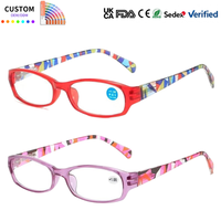 Nouvelles lunettes de lecture vintage à monture imprimée, anti-lumière bleue, ultra-légères, HD, pour presbytes, vente en gros
