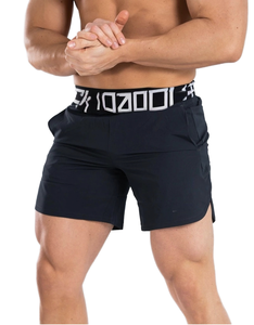 Nouveauté 2025 – Short sportif respirant pour homme en tissu Oxford nylon/spandex avec braguette zippée – Service OEM - Product Image 1