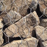 Vente en gros de gabions galvanisés en treillis métallique, facilement assemblables, pour murs de soutènement et protection contre les chutes de pierres, modélisation 3D