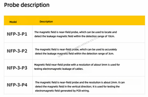 Sonde <span class=keywords><strong>de</strong></span> champ proche NFP-3 Rigol Analyseur <span class=keywords><strong>de</strong></span> spectre 30 MHz à 3 GHz pour les tests <span class=keywords><strong>EMF</strong></span> avec garantie d'un an - Product Image 4