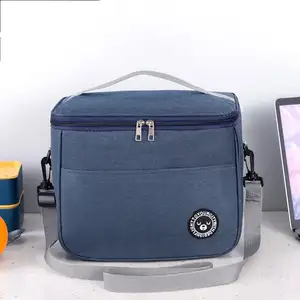 Lancheira com isolamento para viagem, bolsa térmica portátil para acampamento e piquenique, sacola térmica para comida fria, com alça, ideal para crianças