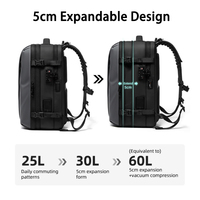 Mochila de Viaje Impermeable Antirrobo con Compresión Automática de un Toque, Gran Capacidad, Puerto USB, Se Acepta Logotipo Personalizado