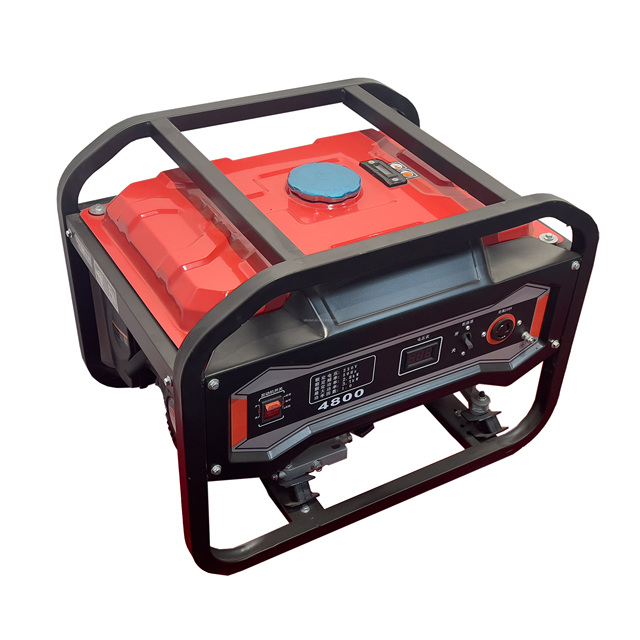 Single Phase 220V Petrol/Electric Generator 3KW Rated Voltage Dual AC/DC Output 60Hz Auto Speed Recoil Starting System
