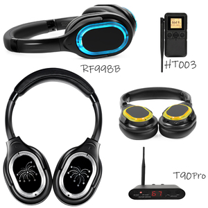 <span class=keywords><strong>Cuffie</strong></span> Silent Disco Wireless RF con Clip Auricolare, 3 Canali LED Ricaricabili con Luci Lampeggianti, 12 Ore di Autonomia - Product Image 4