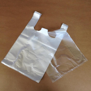 Sacs de transport en plastique durables de gilet pour le plastique de sac de T-shirts de magasins de détail - Product Image 3