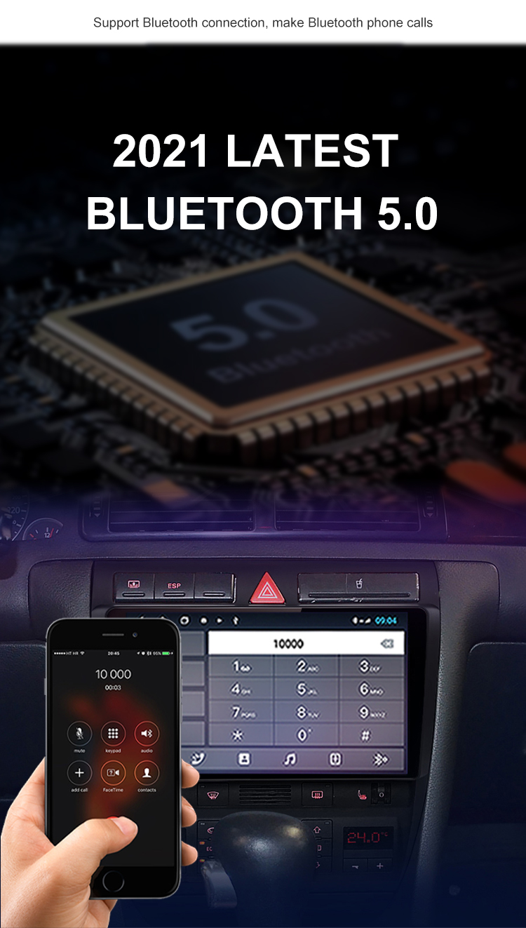 Autoradio Car Radio For Audi A6 C5 1997-2004 2din Multimedia Video GPS Navigation Carplay Android Stereo Headunit