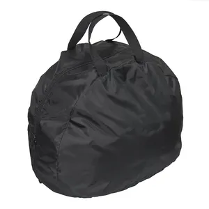डीलक्स काले नायलॉन टिकाऊ मोटरसाइकिल एमएक्स हेलमेट बैग
