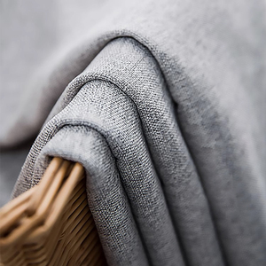 Tenda Oscurante di Lusso in <span class=keywords><strong>Lino</strong></span> <span class=keywords><strong>Grigio</strong></span> Chiaro 100% per Soggiorno e Camera da Letto - Product Image 2